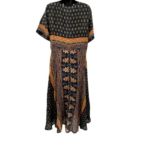 Soft Surroundings PM Beaded Boho Maxi Dress - Picture 3 of 6